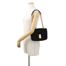 Load image into Gallery viewer, CELINE CMedium Shoulder Bag Black187253BJI.38NO suede
