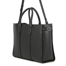 Load image into Gallery viewer, CELINE Cabas Marrake 2-way Bag Black116273FGA.38SI Sapuru Calf Leather Size Medium
