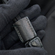 将图像加载到图库查看器中，PRADA Logo Backpack Black1BZ811_V44_F0002_V_OOO Nylon
