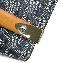 将图像加载到图库查看器中，GOYARD Monte Carlo Clutch Bag Gray PVC Leather

