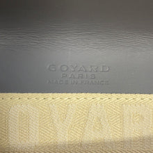 Load image into Gallery viewer, GOYARD Monte Carlo Clutch Bag Gray PVC Leather
