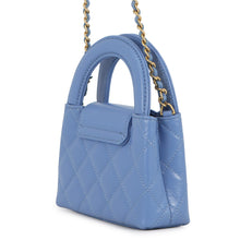 Load image into Gallery viewer, CHANEL Matelasse ChainClutch BlueAP3435 Leather
