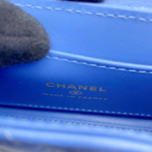 Load image into Gallery viewer, CHANEL Matelasse ChainClutch BlueAP3435 Leather
