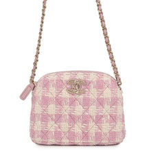 Load image into Gallery viewer, CHANEL Matelasse Chain Shoulder Bag PinkCD0187-B18564-NN370 Tweed
