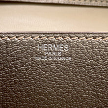 Load image into Gallery viewer, HERMES Envelope Shoulder Bag Gold Chevre Myzore Goatskin
