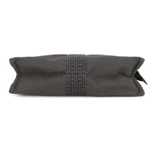 Load image into Gallery viewer, HERMES Her Line Clutch Bag Gray Canvas
