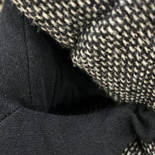 Load image into Gallery viewer, MONCLER Tweed Down Jacket Black/Gray Wool 100%
