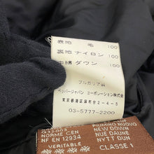 Load image into Gallery viewer, MONCLER Tweed Down Jacket Black/Gray Wool 100%
