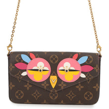 Load image into Gallery viewer, LOUIS VUITTON Felicie Pochette Lovely Bird Pink/MulticolorM62426 Monogram
