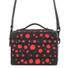 Load image into Gallery viewer, LOUIS VUITTON LV × YK Soft Trunk Wallet Noir/RedM21677 Monogram・Taurillon Infinity Dot

