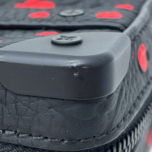Load image into Gallery viewer, LOUIS VUITTON LV × YK Soft Trunk Wallet Noir/RedM81905 Monogram・Taurillon Infinity Dot
