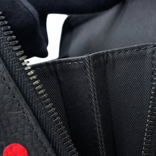 Load image into Gallery viewer, LOUIS VUITTON LV × YK Soft Trunk Wallet Noir/RedM21677 Monogram・Taurillon Infinity Dot
