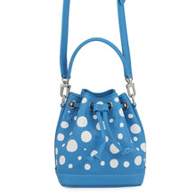 Load image into Gallery viewer, LOUIS VUITTON LV × YK Nano Noe Blue/WhiteM81985 Monogram Empreinte Leather Infinity Dot
