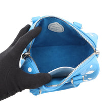 Load image into Gallery viewer, LOUIS VUITTON LVxYK Speedy Bandouliere Blue/WhiteM46425 Monogram Empreinte Leather Infinity Dot Size 20
