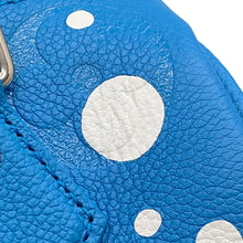 Load image into Gallery viewer, LOUIS VUITTON LVxYK Speedy Bandouliere Blue/WhiteM46425 Monogram Empreinte Leather Infinity Dot Size 20
