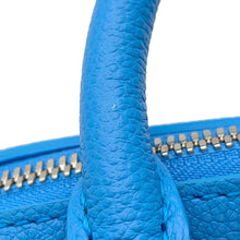 将图像加载到图库查看器中，LOUIS VUITTON LVxYK Speedy Bandouliere Blue/WhiteM46425 Monogram Empreinte Leather Infinity Dot Size 20
