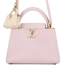 将图像加载到图库查看器中，LOUIS VUITTON Capucines Guimauve/Powder WhiteM24120 Taurillon Leather Size BB
