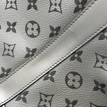 Load image into Gallery viewer, LOUIS VUITTON Keepall Bandouliere Noir/SilverM43817 Monogram Eclipse Split Size 50
