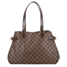 将图像加载到图库查看器中，LOUIS VUITTON Batignolles Horizontal RedN48179 Damier Ebene Canvas
