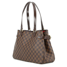 将图像加载到图库查看器中，LOUIS VUITTON Batignolles Horizontal RedN48179 Damier Ebene Canvas
