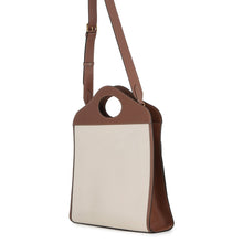 Load image into Gallery viewer, BURBERRY Pocket Bag 2WAY Bag Natural/Malt Brown8039362 Canvas Leather Size Medium

