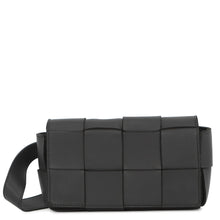 Load image into Gallery viewer, Bottega Veneta Maxi INTRECCIATO Cassette Belt Bag Black668572VMAY18425 Leather
