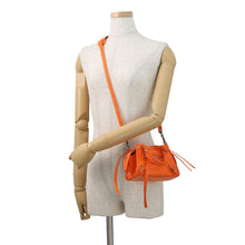 Load image into Gallery viewer, BALENCIAGA neoclassic city Orange638527 Croco embossed leather Size Nano
