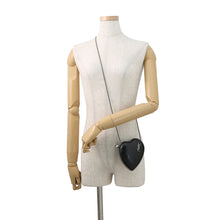 Load image into Gallery viewer, SAINT LAURENT PARIS Lovebox Shoulder Bag Black466212DZE0D1000 Croco embossed leather
