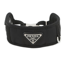 将图像加载到图库查看器中，PRADA Re-Nylon Pet Collar Black2YC016_2DMI_F0002 Nylon Size M
