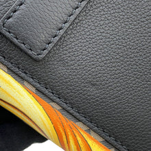 将图像加载到图库查看器中，FENDI Fendace La Medusa Shoulder Bag Black/Yellow/BrownDBFI039_1A03697_5B02V PVC Leather Size Medium
