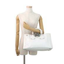 Load image into Gallery viewer, PRADA Crystal 2WAYBag White Leather
