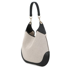 Load image into Gallery viewer, GUCCI GUCCI B One Shoulder Bag Beige/Black815924 Canvas Leather Size Medium
