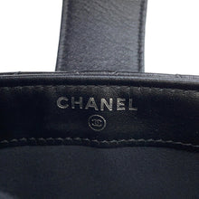 将图像加载到图库查看器中，CHANEL 2.55 Phone Case Chain Pochette Lucky Bag Charm BlackA80446 Calf Leather Rhinestone Size Mini
