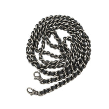Load image into Gallery viewer, CHANEL 2.55 Phone Case Chain Pochette Lucky Bag Charm BlackA80446 Calf Leather Rhinestone Size Mini
