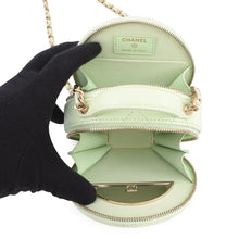 Load image into Gallery viewer, CHANEL Matelasse ChainShoulder Bag Light GreenAP2502 Caviar Leather
