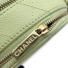 Load image into Gallery viewer, CHANEL Matelasse ChainShoulder Bag Light GreenAP2502 Caviar Leather
