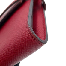 Load image into Gallery viewer, HERMES Kelly wallet long Rouge Grenat Epsom
