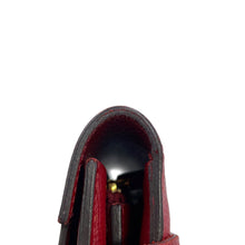 Load image into Gallery viewer, HERMES Kelly wallet long Rouge Grenat Epsom
