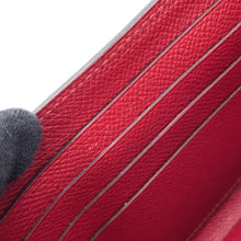 Load image into Gallery viewer, HERMES Kelly wallet long Rouge Grenat Epsom
