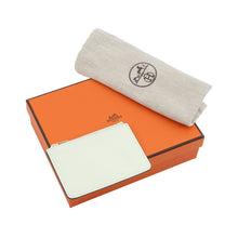 Load image into Gallery viewer, HERMES Roulis Slim Wallet Gold/Vert fizz Evercolor
