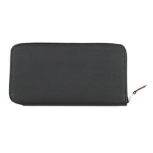 将图像加载到图库查看器中，HERMES azap silk in long Black Epsom
