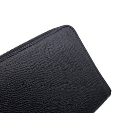 将图像加载到图库查看器中，HERMES azap silk in long Black Epsom
