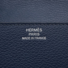 Load image into Gallery viewer, HERMES Roulis Roulis Slim Blue Nuit/Blue Zanzibar Evercolor
