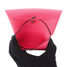 将图像加载到图库查看器中，HERMES Calvi duo Pink Epsom

