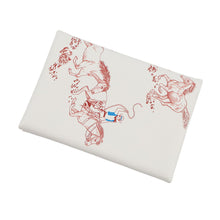 将图像加载到图库查看器中，HERMES Calvi Duo Les Mustangs Blanc Swift Leather
