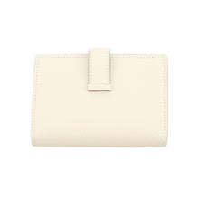 将图像加载到图库查看器中，HERMES Bear Card Case Craie Epsom
