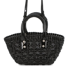 Load image into Gallery viewer, BALENCIAGA bistro Black678028 1000 Patent Leather Size XXS
