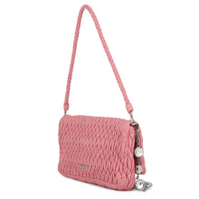 Load image into Gallery viewer, MIUMIU Nappa Crystal Shoulder Bag PinkRP0233 Leather
