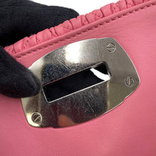 将图像加载到图库查看器中，MIUMIU Nappa Crystal Shoulder Bag PinkRP0233 Leather
