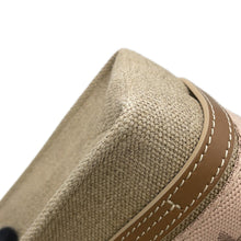 Load image into Gallery viewer, Chloe Woody 2-way tote bag Brassie BeigeCHC24UP237L1726Y Canvas Shiny Calf Leather Size Mini
